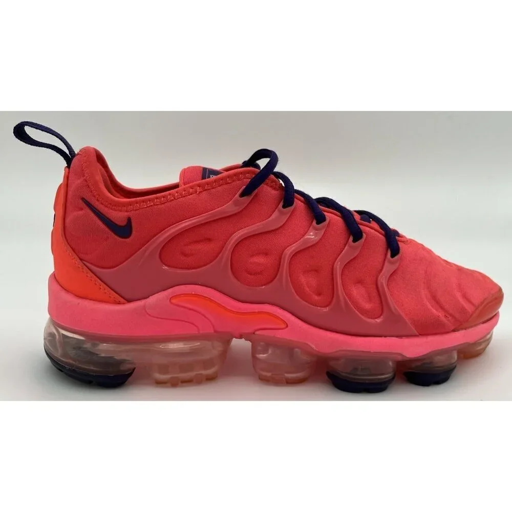 Nike Air Vapor Max Plus Bright Crimson Pink CU4907-600 Women Size 7.5 Shoes